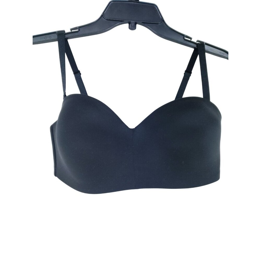 Wacoal Staying Power Strapless Bra Size 34C Black Wirefree